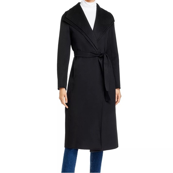 Tahari Double-Face Wrap Coat - Picture 5 of 5